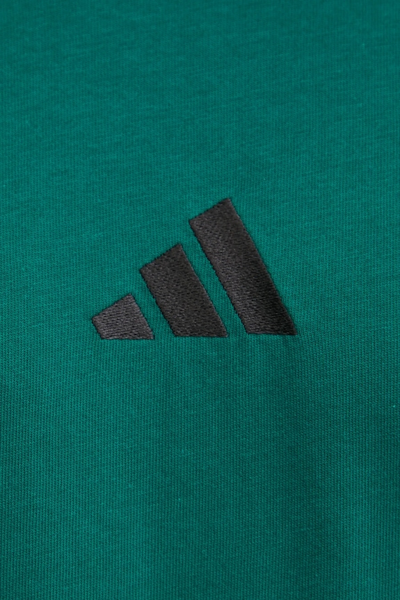 Bavlnené tričko adidas Essential JF1096 zelená