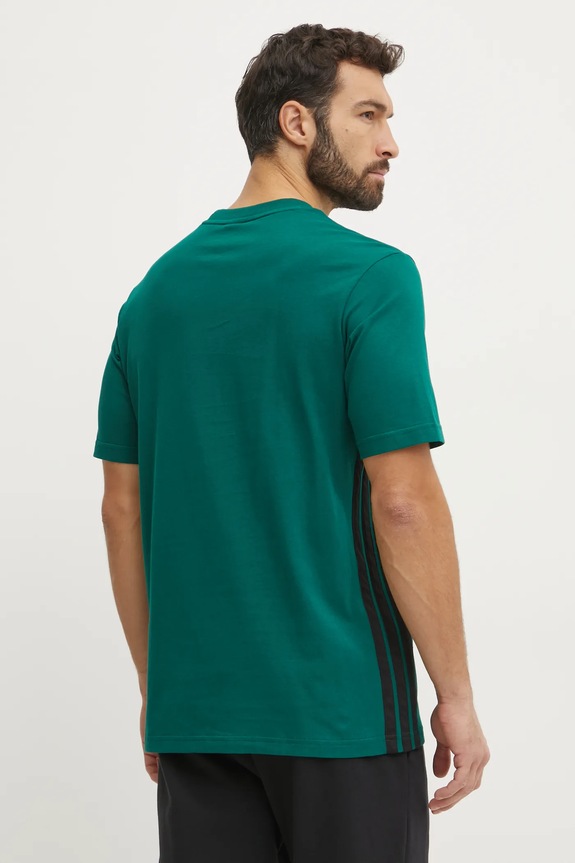 Odzież adidas t-shirt bawełniany Essentials JD1905 zielony