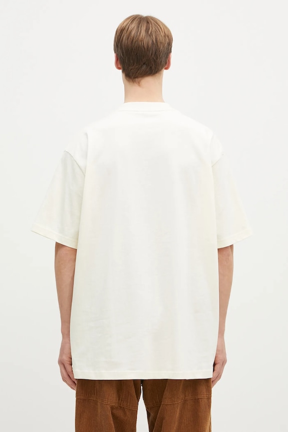 Одяг Бавовняна футболка adidas Originals FRONT ST TEE JD0912 бежевий