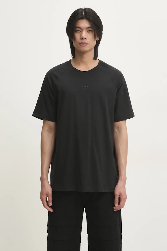 adidas Originals cotton t-shirt Essential cotton black JC9570