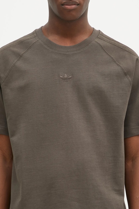 adidas Originals cotton t-shirt Essential green JD3276