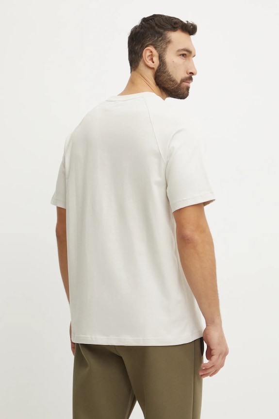 Odzież adidas Originals t-shirt bawełniany Essential JD3277 beżowy