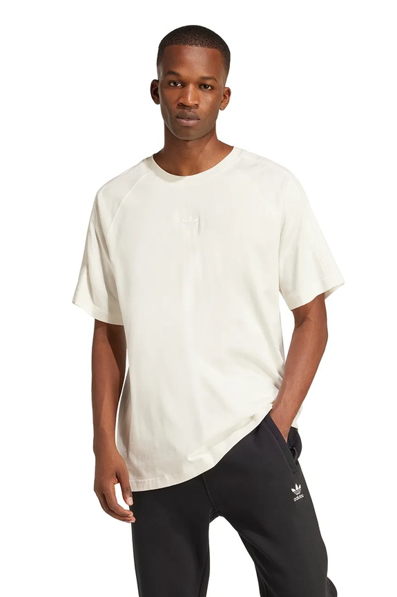 adidas Originals t-shirt bawełniany Essential bawełna biały JD3278