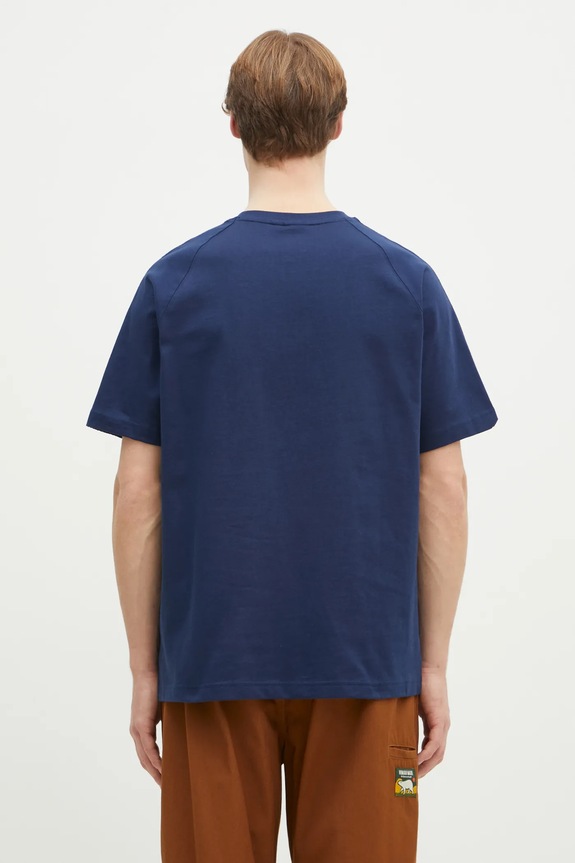 Odzież adidas Originals t-shirt bawełniany Essential JD3279 granatowy