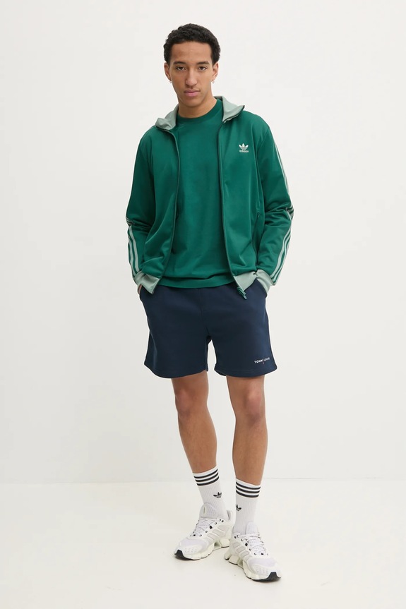adidas Originals t-shirt in cotone Q12 TS TEE CO JD0680 verde SS25