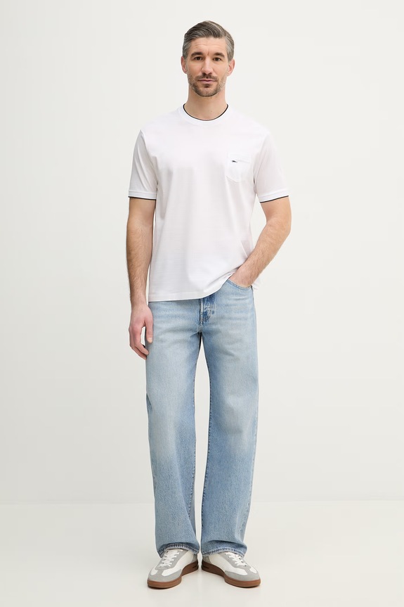 Paul&Shark t-shirt in cotone 25411007 bianco SS26