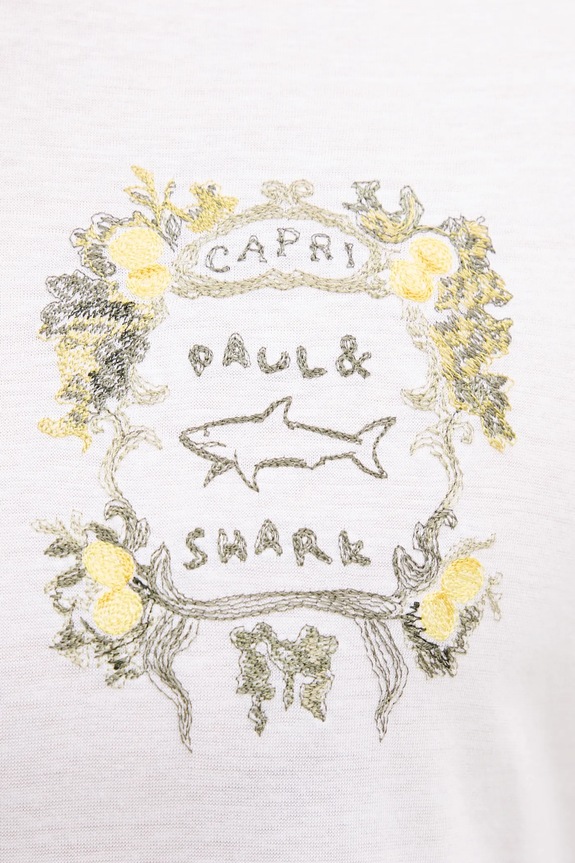 Paul&Shark t-shirt 25411075 biały