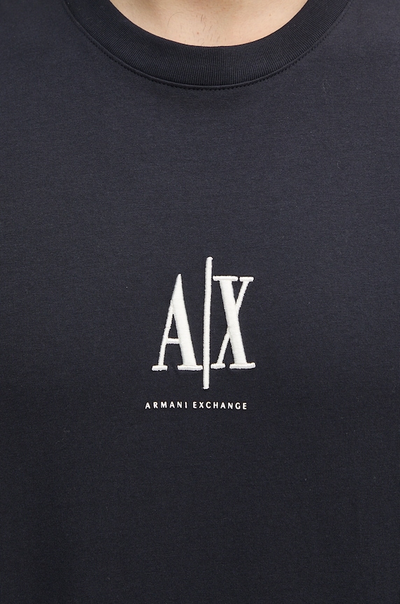 Bavlnené tričko Armani Exchange XM000363.AF12308.NOS tmavomodrá