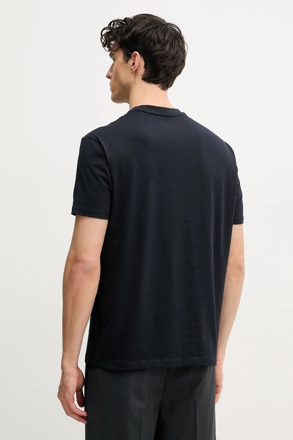 Oblačila Bombažna kratka majica Armani Exchange XM000540.AF10362 mornarsko modra