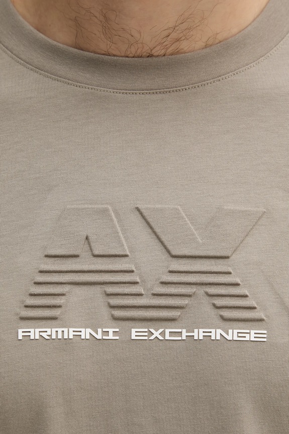 Armani Exchange pamut póló bézs XM000544.AF10361