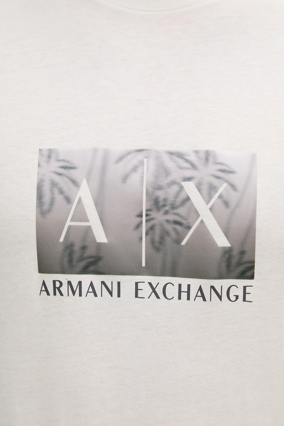 Armani Exchange t-shirt bawełniany XM000555.AF10358 biały