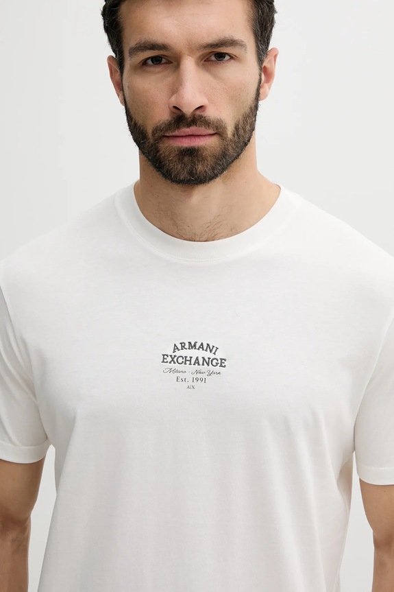 Ruházat Armani Exchange pamut póló XM000761.AF12308 fehér