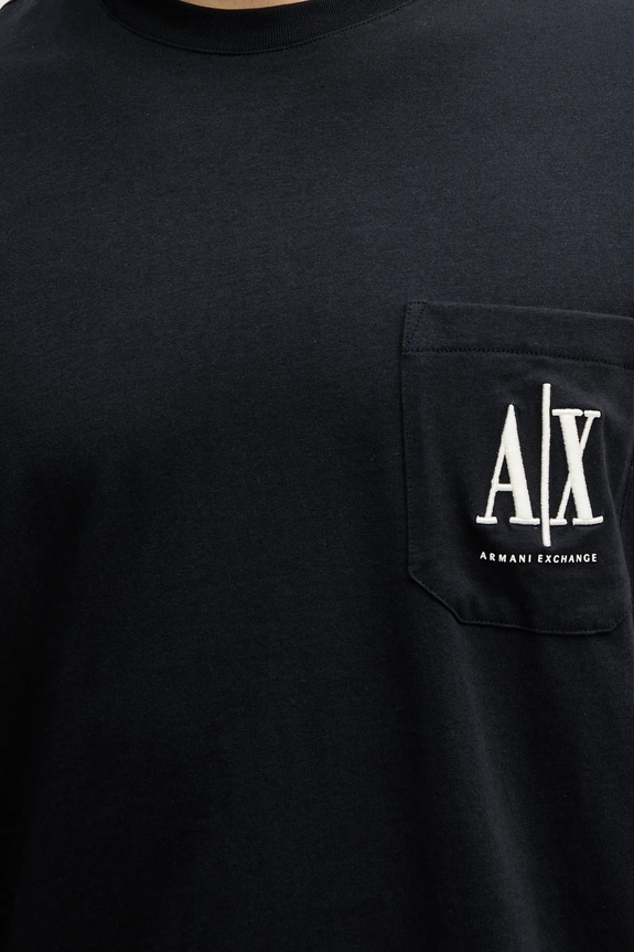 Armani Exchange tricou din bumbac bleumarin XM000366.AF12308.NOS