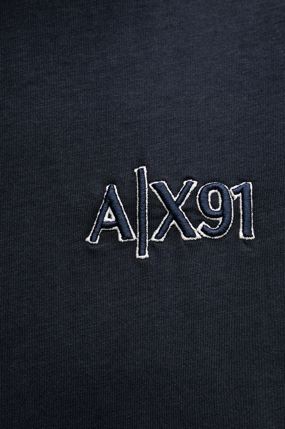 Pamučna majica Armani Exchange mornarsko plava XM000760.AF13106