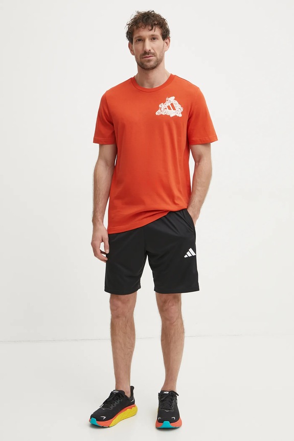 adidas Performance t-shirt Fun Kicks JD8212 arancione SS25