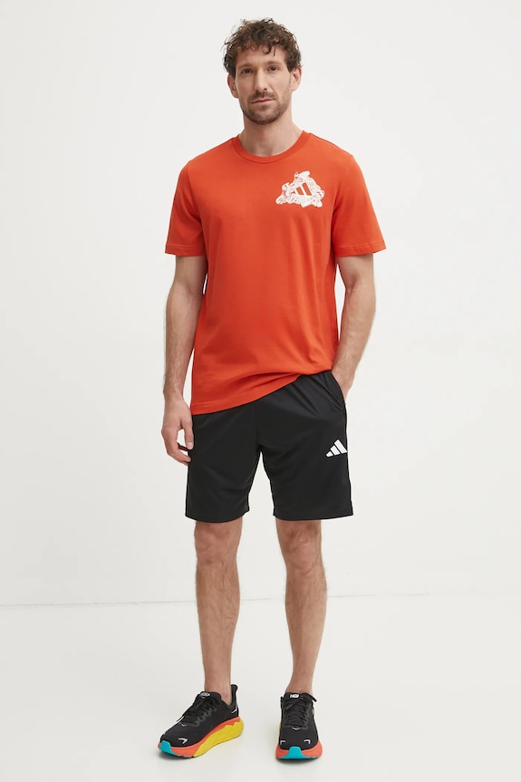 adidas Performance t-shirt Fun Kicks JD8212 arancione SS25