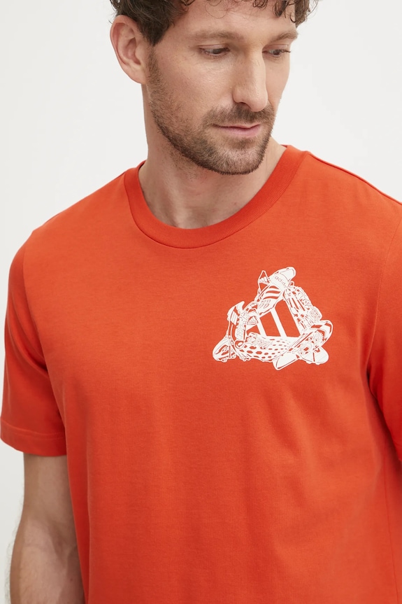 adidas Performance t-shirt Fun Kicks arancione JD8212