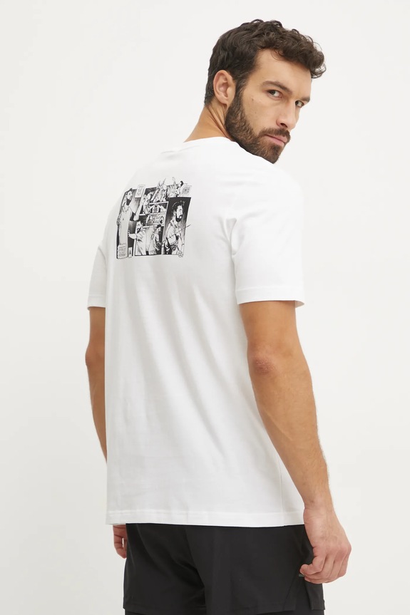 Odzież adidas Performance t-shirt bawełniany Messi JJ1414 beżowy