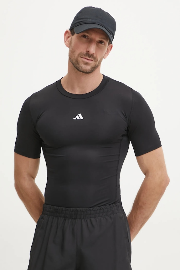 adidas Performance t-shirt treningowy Techfit czarny JE6698