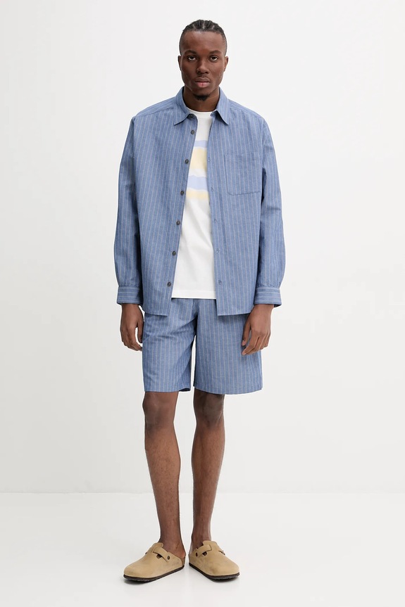 A.P.C. t-shirt bawełniany t-shirt malone COGCK.M26506 biały SS25