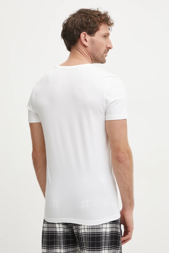 Odzież Guess t-shirt CALEB U97M01.KCD31 biały