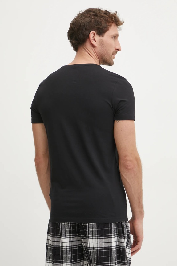 Odzież Guess t-shirt CALEB U97M01.KCD31 czarny