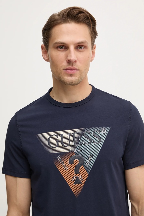 Guess tricou bleumarin M5RI14.J1314