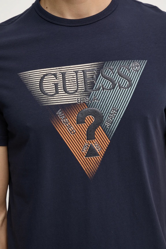Guess tricou M5RI14.J1314 bleumarin