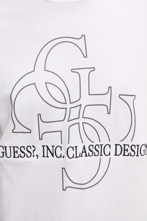 Guess tricou din bumbac M5RI59.K9RM1 alb