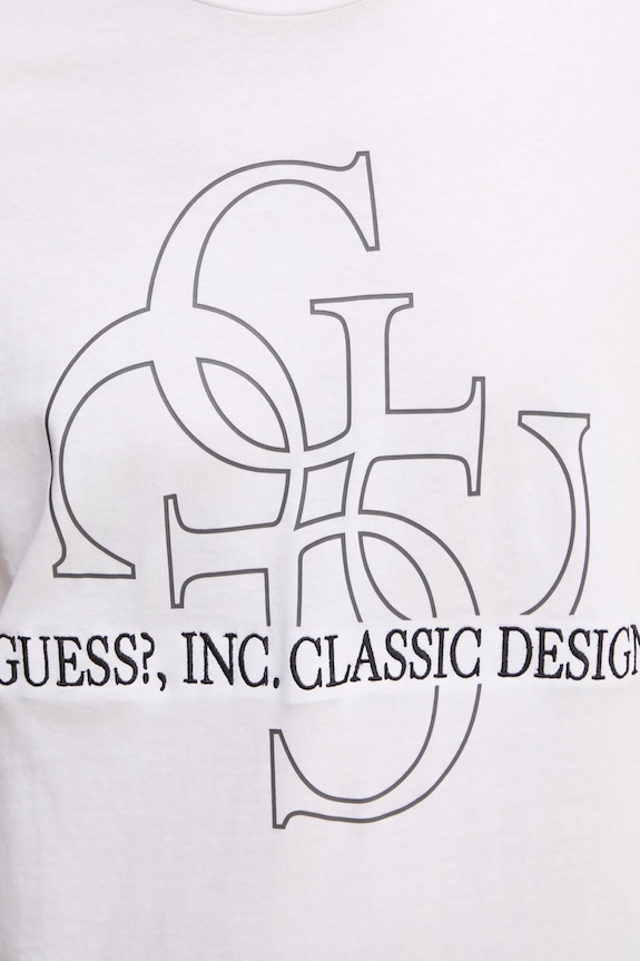 Guess tricou din bumbac M5RI59.K9RM1 alb