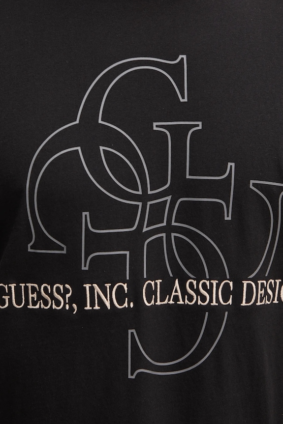 Guess tricou din bumbac M5RI59.K9RM1 negru