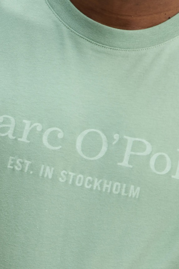 Bavlněné tričko Marc O'Polo 520201251052 zelená