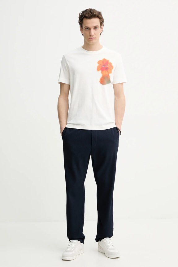 Marc O'Polo t-shirt bawełniany 523230551190 biały SS25