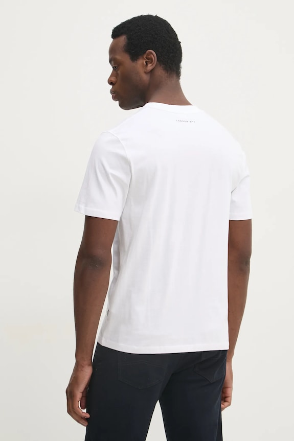 Oblečenie Bavlnené tričko Pepe Jeans DORIAN TEE PM509721 biela