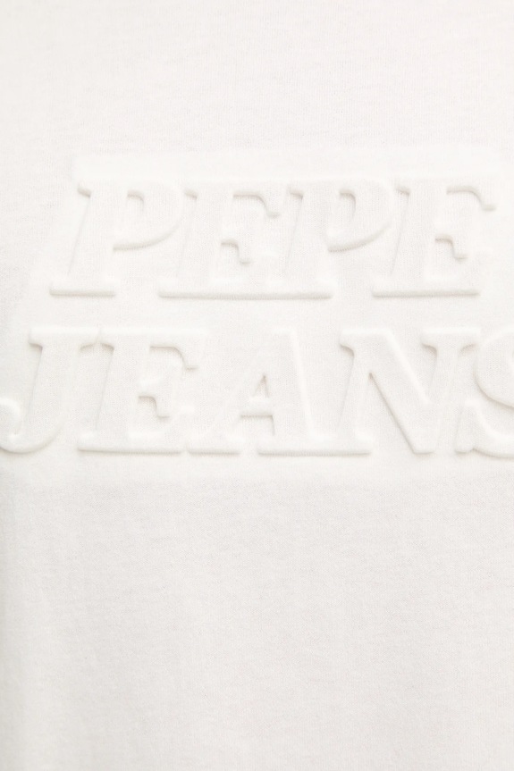 Βαμβακερό μπλουζάκι Pepe Jeans DARIUS TEE PM509723 μπεζ