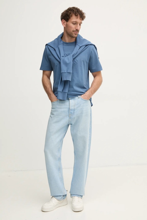 Βαμβακερό μπλουζάκι Pepe Jeans DARIUS TEE PM509723 μπλε SS25