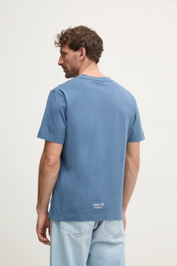 Ρούχα Βαμβακερό μπλουζάκι Pepe Jeans DARIUS TEE PM509723 μπλε
