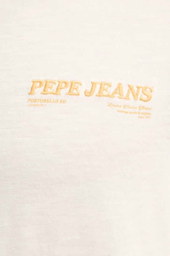 Pamučna majica Pepe Jeans PACEY PM509724 bež
