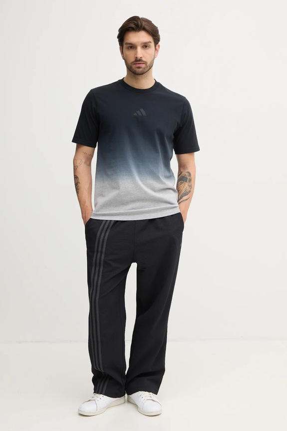 adidas t-shirt bawełniany ALL SZN Dip Dye JJ3694 szary SS25