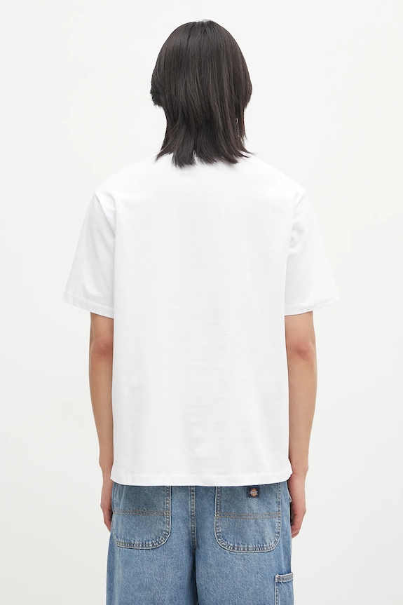 Abbigliamento Fiorucci t-shirt in cotone Label Regular Fit T-Shirt U02SPTSH323CJ01WH01 bianco