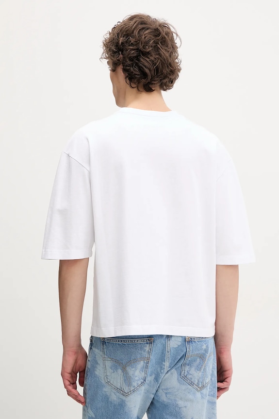 Дрехи Памучна тениска Fiorucci Banana Sound Print Regular Fit T-Shirt U02SPTSH323CJ01WH04 бял
