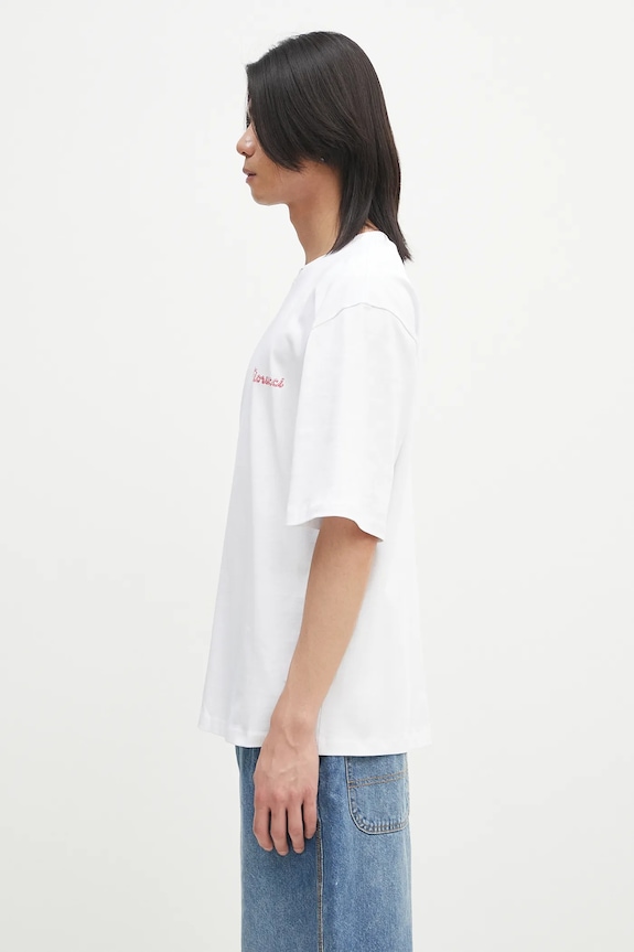 Fiorucci tricou din bumbac Candy Logo Relaxed Fit T-Shirt U02SPTSH101CJ01WH09 alb SS25