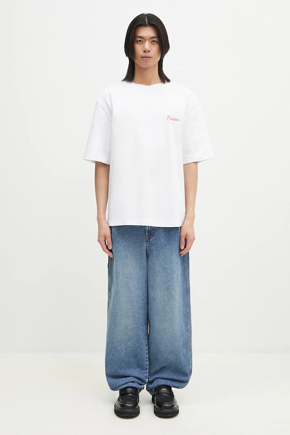 Fiorucci tricou din bumbac Candy Logo Relaxed Fit T-Shirt U02SPTSH101CJ01WH09 alb