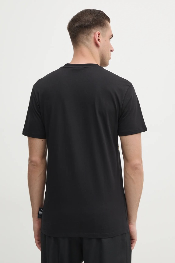 Ρούχα Βαμβακερό μπλουζάκι PLEIN SPORT SAEC.MTK8006.STE001N μαύρο