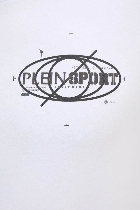 PLEIN SPORT tricou SAEC.MTK8012.STE001N alb