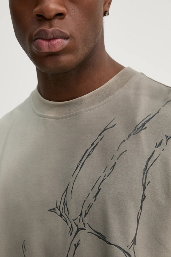 Heliot Emil t-shirt SS25.M.09.129.ST18 beżowy