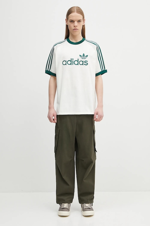 adidas Originals t-shirt Premium Knitted Tee JD3407 beige
