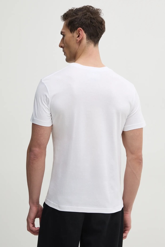 Îmbrăcăminte Versace Jeans Couture tricou din bumbac 78GAHT05.CJ00T alb