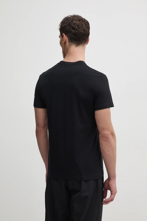 Odzież Versace Jeans Couture t-shirt bawełniany 78GAHC05.CJ01C czarny