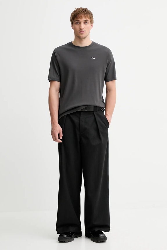 Diesel t-shirt T-ADJUST-DOVAL-PJ T-SHIRT A15056.0AIJU szary AW25